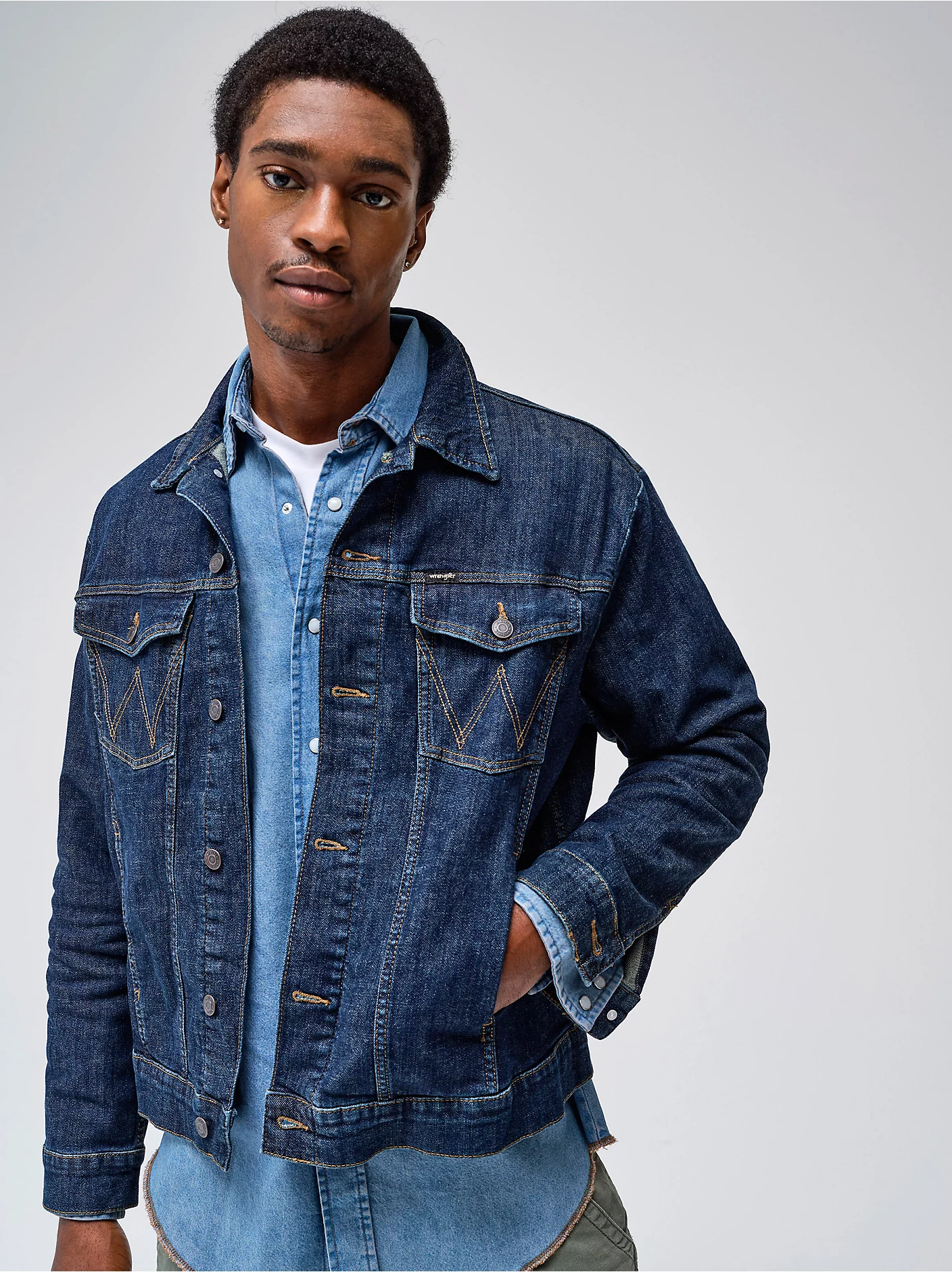 Wrangler Traditional Denim Trucker Jacket: The Timeless Important for Younger Individuals