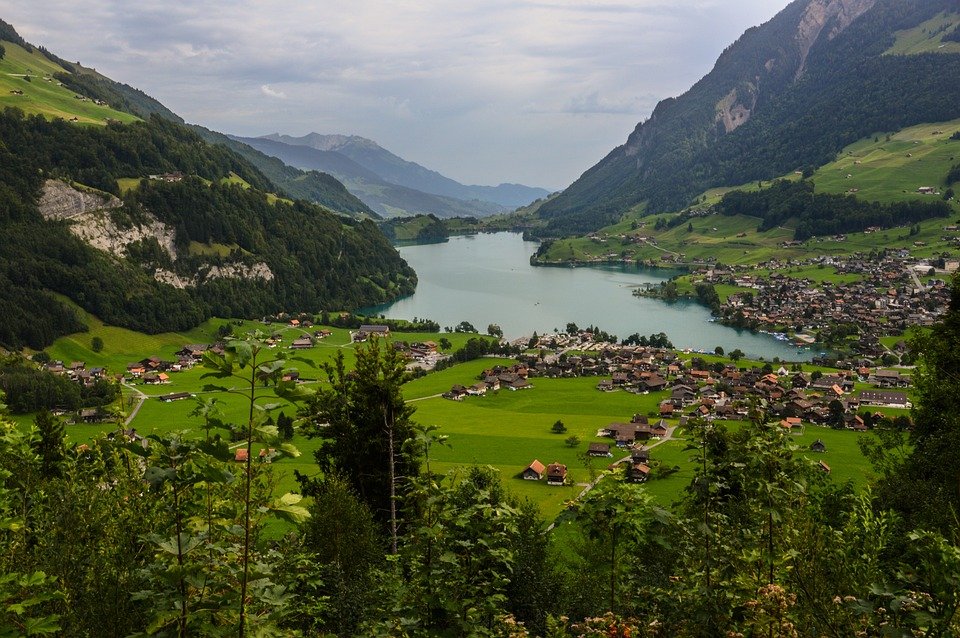 Lake Lugano, Switzerland, Alpine Lake